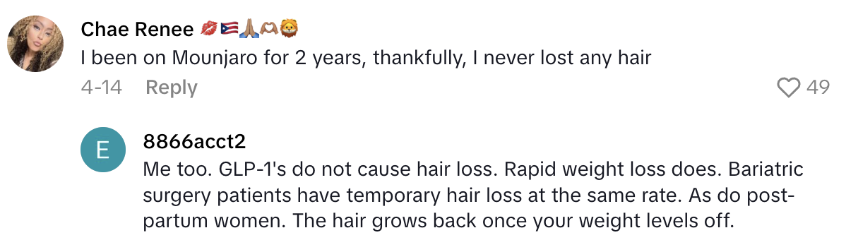 Screenshot 2025 06 26 at 3.01.34 PM A Hair Stylist Shared Advice About How People Who Take Ozempic Can Avoid Hair Loss